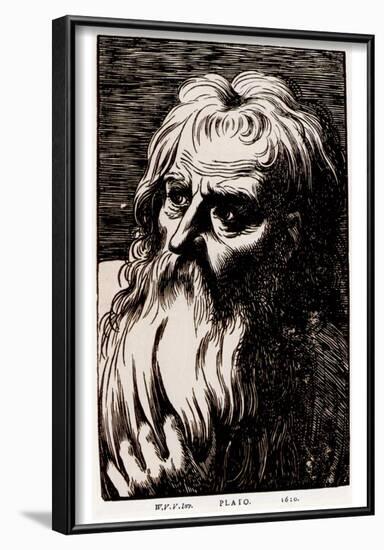Werner van den Valckert (Plato) Art Poster Print-null-Framed Poster