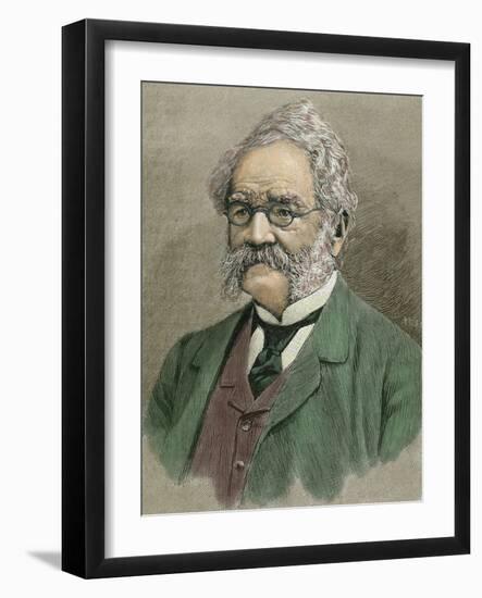 Werner Von Siemens (Lenthe, 1816-Charlottenburg, 1892). German Engineer-Prisma Archivo-Framed Photographic Print