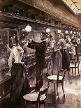 The Berlin Central Telephone Exchange, circa 1890-Werner Zehme-Laminated Giclee Print