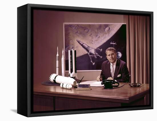 Wernher Von Braun, 1960s-null-Framed Stretched Canvas
