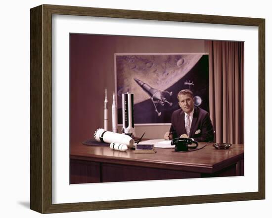 Wernher Von Braun, 1960s-null-Framed Photo