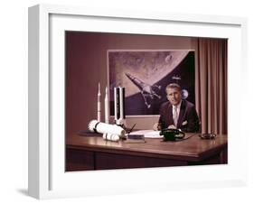 Wernher Von Braun, 1960s-null-Framed Photo