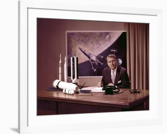 Wernher Von Braun, 1960s-null-Framed Photo