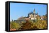 Wernigerode Castle in Autumn, Wernigerode, Saxony-Anhalt, Germany-Andreas Vitting-Framed Stretched Canvas