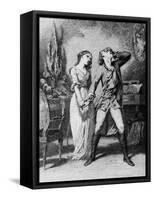 Werther-Tony Johannot-Framed Stretched Canvas