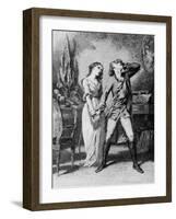 Werther-Tony Johannot-Framed Giclee Print