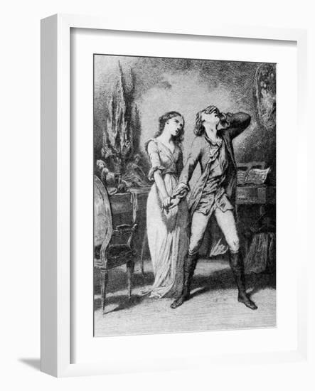 Werther-Tony Johannot-Framed Giclee Print