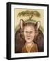 Wes Anderson, 2009 (Acrylic on Illustration Board)-Anita Kunz-Framed Giclee Print