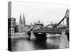 Weser Bridge, Bremen, circa 1910-Jousset-Stretched Canvas