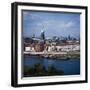 Weser River and Bremen in Germany-Philip Gendreau-Framed Photographic Print