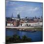 Weser River and Bremen in Germany-Philip Gendreau-Mounted Photographic Print
