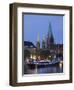 Weser River Waterfront, Bremen, State of Bremen, Germany-Walter Bibikow-Framed Photographic Print