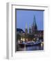 Weser River Waterfront, Bremen, State of Bremen, Germany-Walter Bibikow-Framed Photographic Print