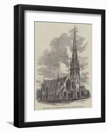 Wesley Church, Lonsdale-Street, Melbourne, Victoria-null-Framed Giclee Print