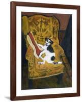 Wesley Reclining, 2003-Margaret Hartnett-Framed Giclee Print