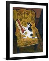 Wesley Reclining, 2003-Margaret Hartnett-Framed Giclee Print