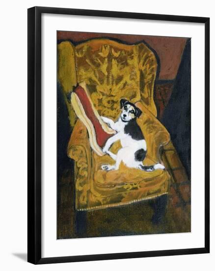 Wesley Reclining, 2003-Margaret Hartnett-Framed Giclee Print