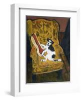 Wesley Reclining, 2003-Margaret Hartnett-Framed Giclee Print