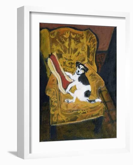 Wesley Reclining, 2003-Margaret Hartnett-Framed Giclee Print