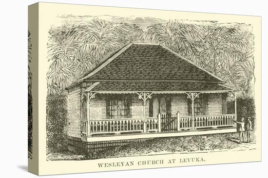 Wesleyan Church at Levuka-null-Stretched Canvas