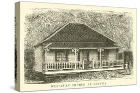 Wesleyan Church at Levuka-null-Stretched Canvas