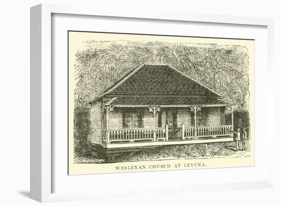 Wesleyan Church at Levuka-null-Framed Giclee Print