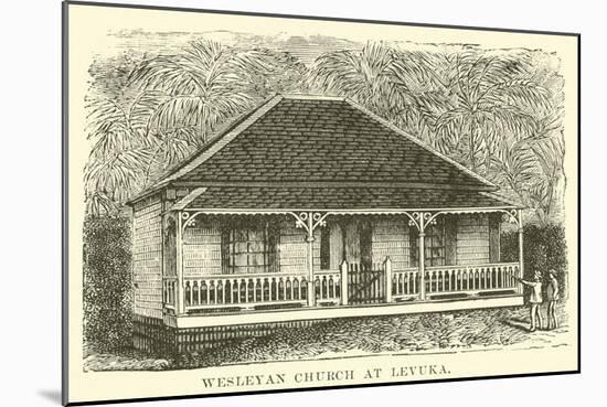 Wesleyan Church at Levuka-null-Mounted Giclee Print