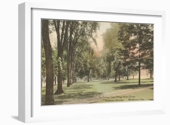 Wesleyan, Middletown, Connecticut-null-Framed Art Print