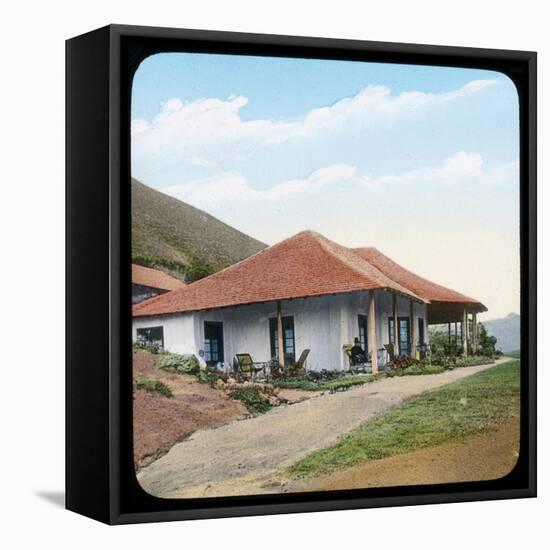 Wesleyan Mission House, Uva Province, Ceylon-null-Framed Stretched Canvas