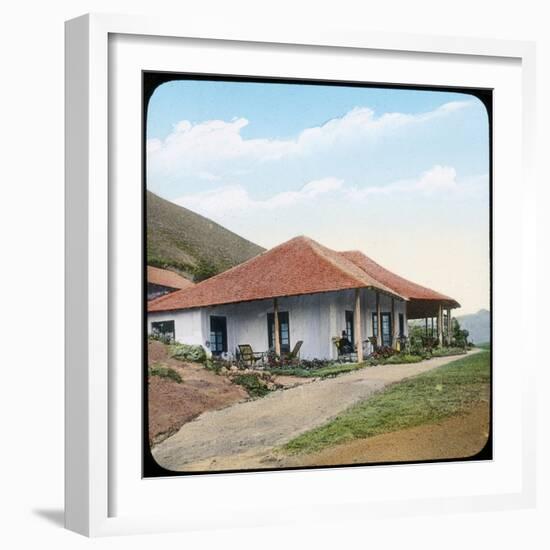 Wesleyan Mission House, Uva Province, Ceylon-null-Framed Giclee Print