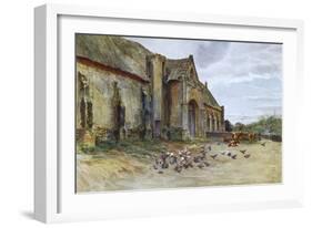 Wessex, Abbotsbury Barn-Walter Tyndale-Framed Art Print