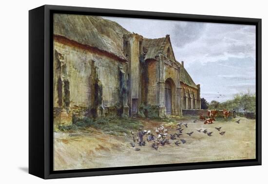 Wessex, Abbotsbury Barn-Walter Tyndale-Framed Stretched Canvas