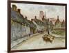 Wessex, Corfe Castle 1906-Walter Tyndale-Framed Art Print