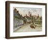 Wessex, Corfe Castle 1906-Walter Tyndale-Framed Art Print