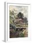 Wessex, Hangmans Cottage-Ernest Haslehust-Framed Art Print