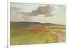 Wessex, Nr Maiden Castle-Walter Tyndale-Framed Art Print