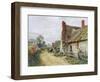 Wessex, Tincleton Cottage-Walter Tyndale-Framed Art Print