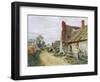 Wessex, Tincleton Cottage-Walter Tyndale-Framed Art Print