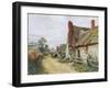 Wessex, Tincleton Cottage-Walter Tyndale-Framed Art Print