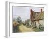 Wessex, Tincleton Cottage-Walter Tyndale-Framed Art Print