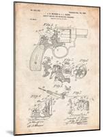 Wesson Pistol Patent-Cole Borders-Mounted Art Print