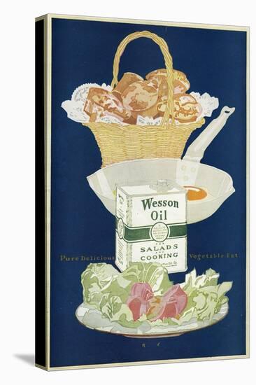 Wesson Salad Oil Advert-null-Stretched Canvas