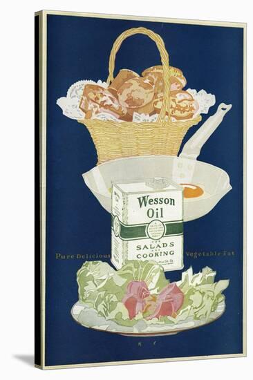 Wesson Salad Oil Advert-null-Stretched Canvas