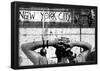 West 4th St Basketball Court NYC-null-Framed Poster
