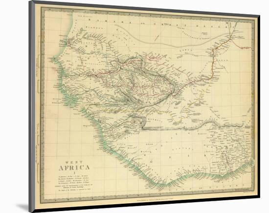 West Africa I, c.1839-null-Mounted Art Print