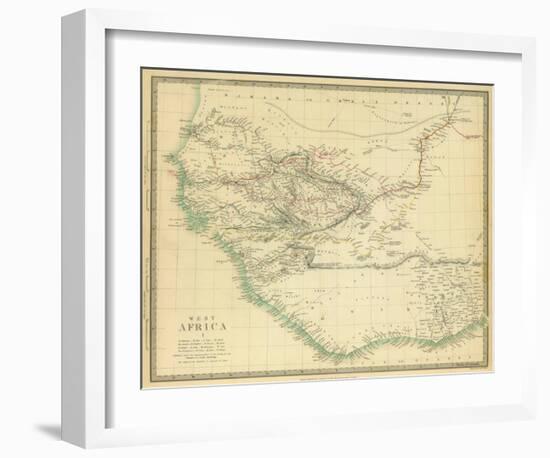 West Africa I, c.1839-null-Framed Art Print