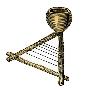 West African Instrument: Harp of the Ashanti Tribe (Achanti or Asante ...