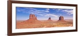 West and East Mitten Butte and Merrick Butte, Monument Valley Navajo Tribal Pk, Arizona, USA-Neale Clark-Framed Photographic Print