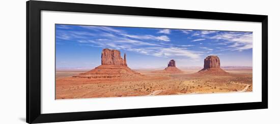 West and East Mitten Butte and Merrick Butte, Monument Valley Navajo Tribal Pk, Arizona, USA-Neale Clark-Framed Photographic Print