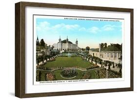 West Baden Springs Hotel, Indiana-null-Framed Art Print